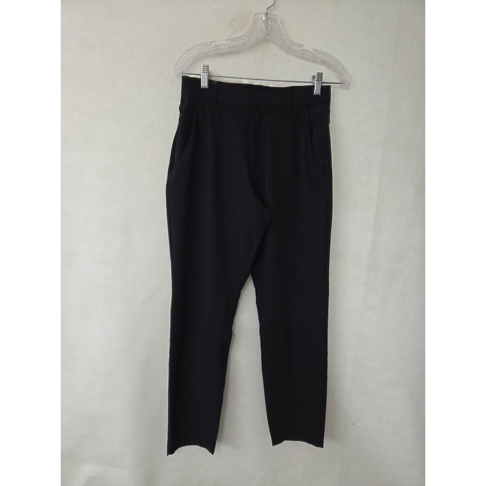 Fabletics Mens Only-Daily Tech Pant Black Active Commuter Trousers Size 29x30